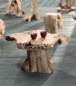 Table basse en racines de teck