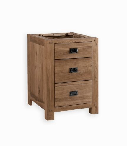 Meuble bas cuisine en chêne massif huilé