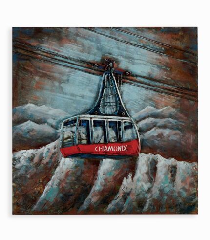 Tableau TÉLÉCABINE ROUGE
