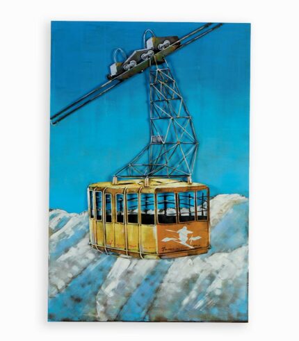 Tableau TÉLÉCABINE JAUNE