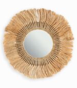 Miroir en feuille d'Abaca (bananier)