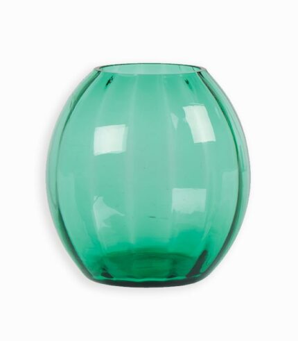 Photophore vert BADJAU en verre