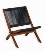 Fauteuil relax LOBOS en teck massif