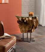 Table basse SERAM en teck recyclé