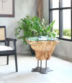 Table basse SERAM en teck recyclé