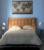 Tête de lit capitonnée HELLA en tissu coloré