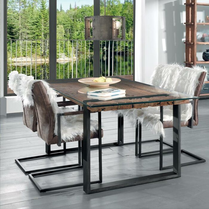 Mobilier VANCOUVER en teck recyclé