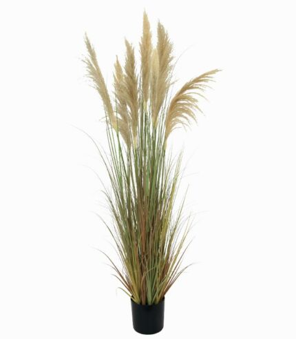 Plante artificielle PAMPA naturel en pot