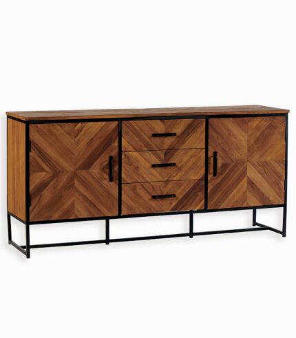 Bahut RAMA en teck recyclé