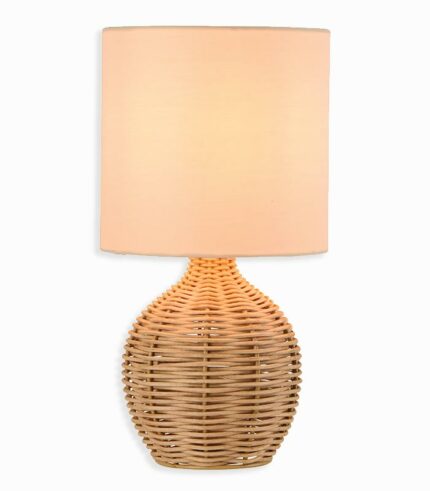 Lampe naturelle rotin RITA