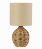 Lampe naturelle rotin RITA