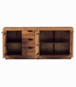 Bahut teck massif OLAND 3 portes