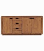 Bahut teck massif OLAND 3 portes