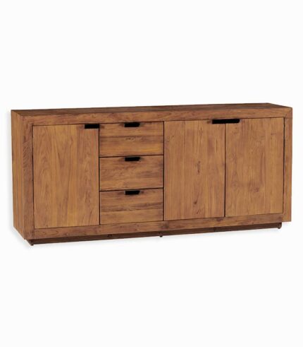 Bahut teck massif OLAND 3 portes