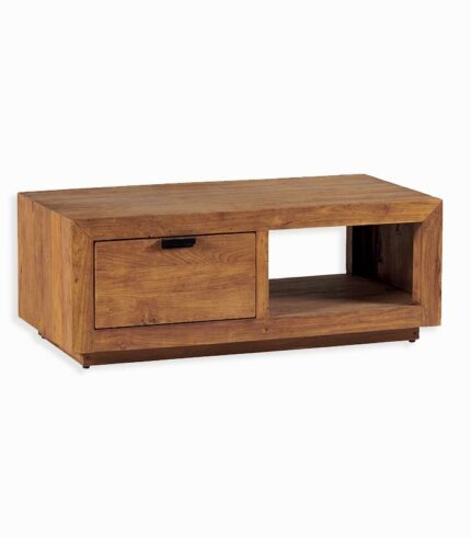 Table basse teck massif OLAND