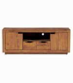 Meuble TV teck massif OLAND