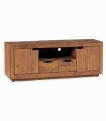 Meuble TV teck massif OLAND