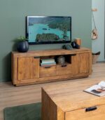 Meuble TV en teck massif