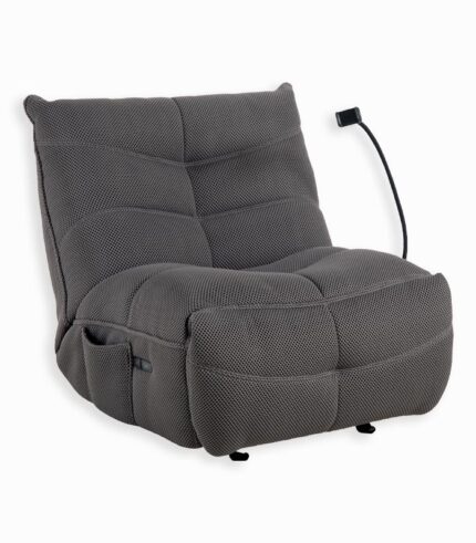 Fauteuil moderne et relax AYORA gris