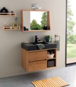 Salle de bain mural GREENLAND en chêne huilé