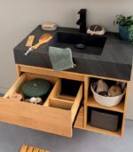 Salle de bain mural GREENLAND en chêne huilé