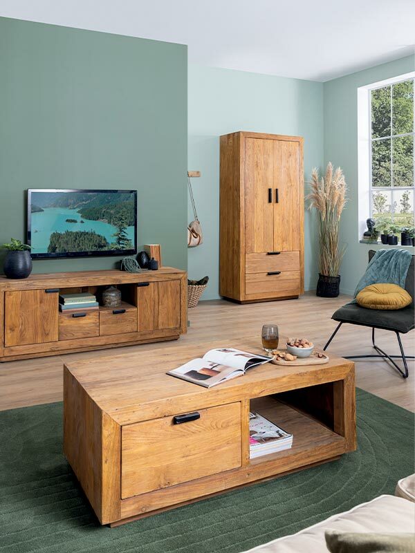 Mobilier en teck massif OLAND