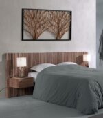 Tête de lit en teck recyclé SWIFT