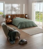 Tête de lit en teck recyclé SWIFT