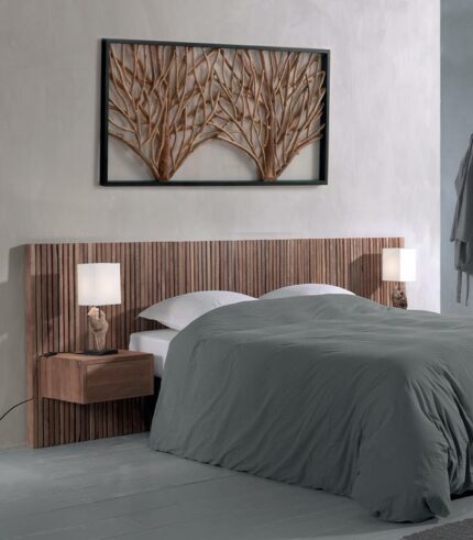 Tête de lit en teck recyclé SWIFT