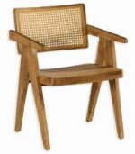 Chaise teck & rotin VENTA