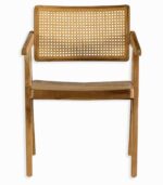 Chaise teck & rotin VENTA