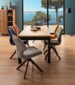 Table frêne ALSEN et chaises modernes CAVAN