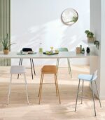 Chaises de bar colorées design moderne