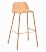 Chaise de bar SUNCOOL assise PVC et pieds métal