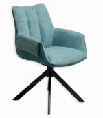 Fauteuil tournant DINGLE bleu