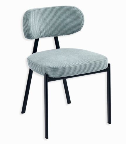 Chaise HALWAY bleu design moderne