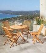 Table de jardin ronde RANGI