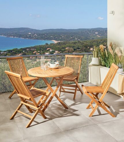 Table de jardin ronde RANGI