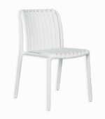 Chaise de jardin empilable AVILA blanche