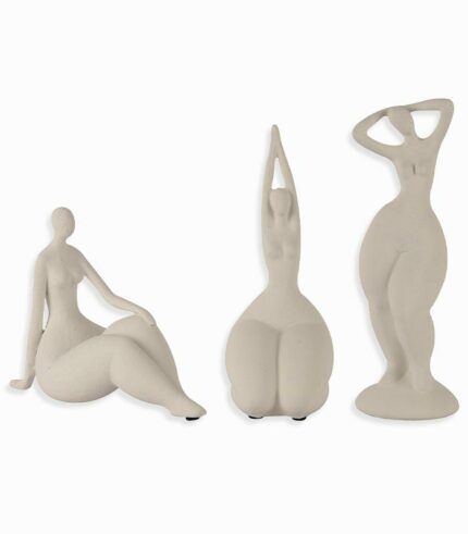 Set de 3 statuettes femmes SKONET