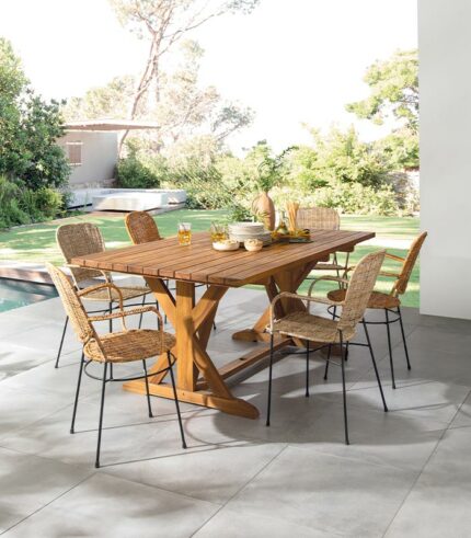 Table de jardin teck JAYA