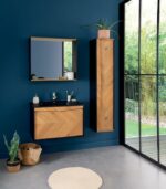 Salle de bains vasque noire CONTOY