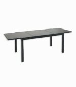 Table de jardin alu et verre PAGAI
