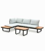 Salon de jardin canapé d'angle HOLBOX