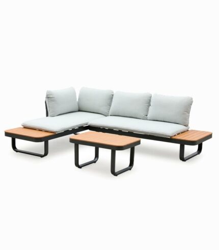 Salon de jardin canapé d'angle HOLBOX