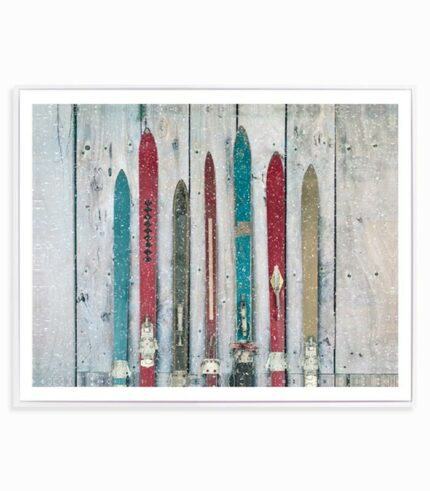Tableau SKI MULTICOLORE