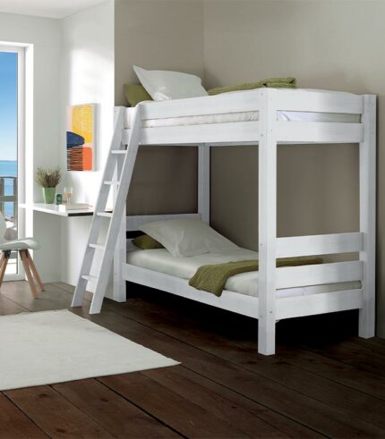 Lits superposés KARL en blanc