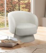 Fauteuil tournant ALDINGA blanc