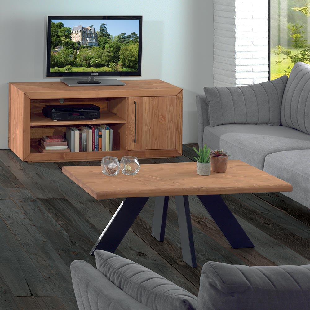 Meubles TV et tables basses en bois massif