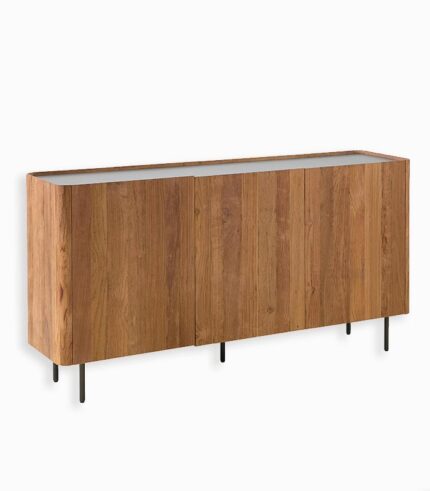 Bahut teck recyclé NEVADA 3 portes